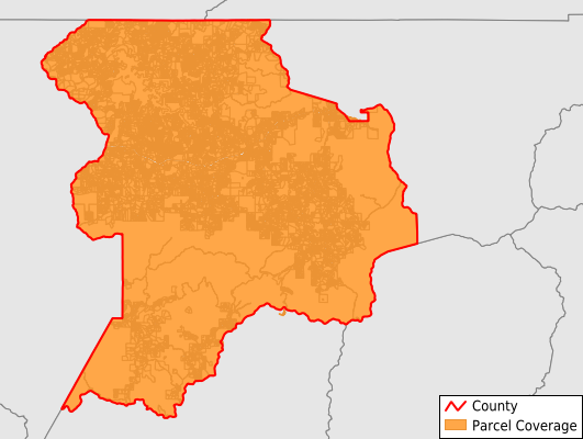 Union County Georgia GIS Parcel Data Download Coverage