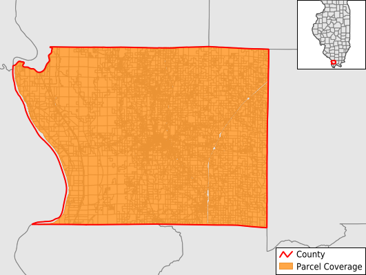 Union County Illinois GIS Parcel Data Download Coverage