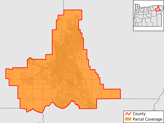 Union County Oregon GIS Parcel Data Download Coverage