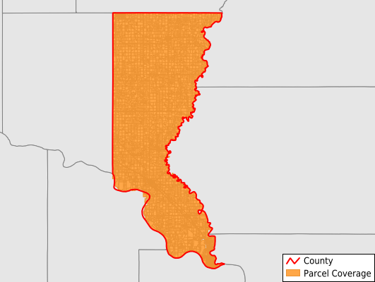 Union County South Dakota GIS Parcel Data Download Coverage
