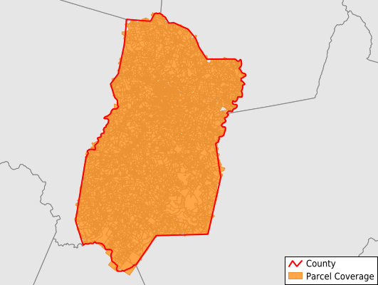 Upshur County West Virginia GIS Parcel Data Download Coverage