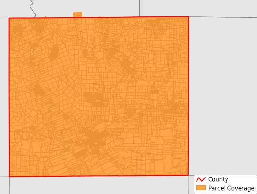 Uvalde County Texas GIS Parcel Data Download Coverage