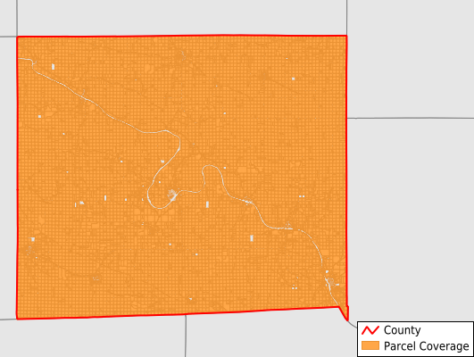Van Buren County Iowa GIS Parcel Data Download Coverage