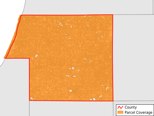Van Buren County Michigan GIS Parcel Data Download Coverage