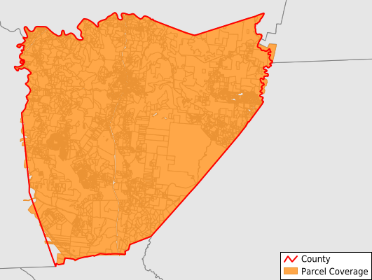 Van Buren County Tennessee GIS Parcel Data Download Coverage
