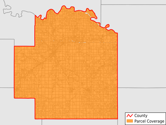 Wabaunsee County Kansas GIS Parcel Data Download Coverage