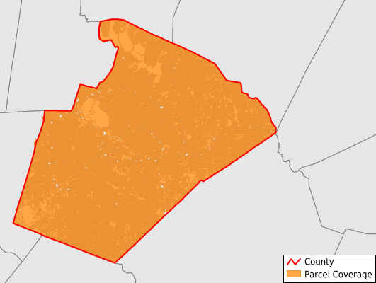 Wake County North Carolina GIS Parcel Data Download Coverage