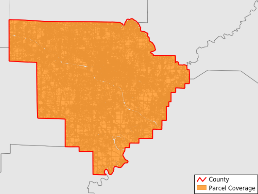 Walker County Alabama GIS Parcel Data Download Coverage