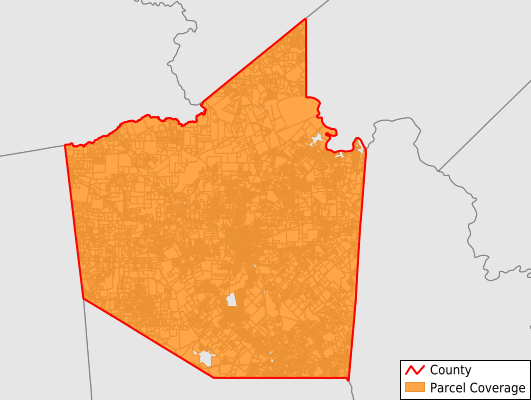 Walker County Texas GIS Parcel Data Download Coverage