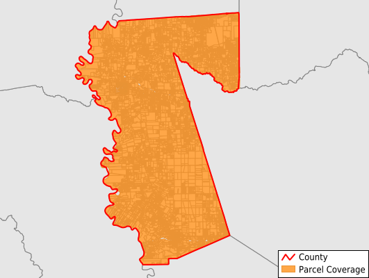 Waller County Texas GIS Parcel Data Download Coverage