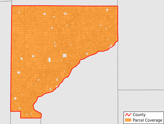 Warren County Indiana GIS Parcel Data Download Coverage
