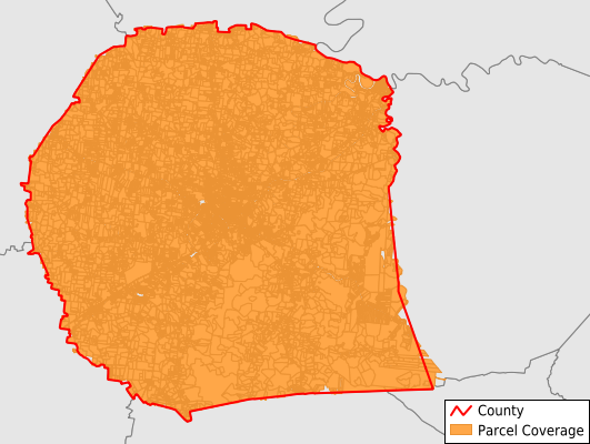 Warren County Tennessee GIS Parcel Data Download Coverage