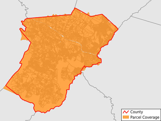 Warren County Virginia GIS Parcel Data Download Coverage