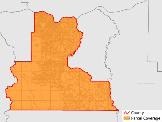 Wasco County Oregon GIS Parcel Data Download Coverage