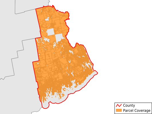 Washington County Maine GIS Parcel Data Download Coverage