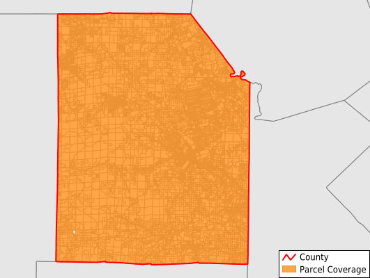 Washington County Missouri GIS Parcel Data Download Coverage