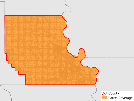 Washington County Nebraska GIS Parcel Data Download Coverage