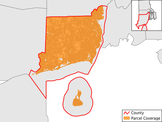 Washington County Rhode Island GIS Parcel Data Download Coverage