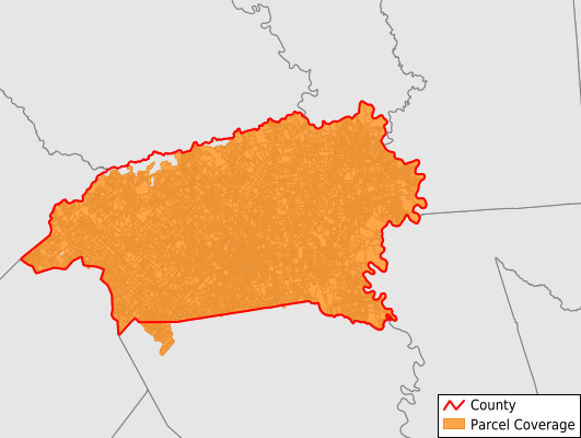 Washington County Texas GIS Parcel Data Download Coverage