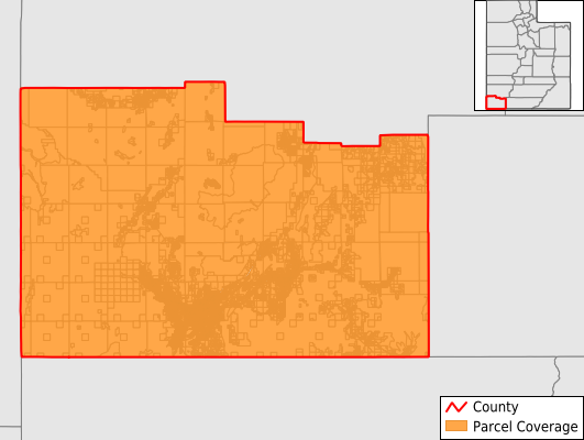 Washington County Utah GIS Parcel Data Download Coverage