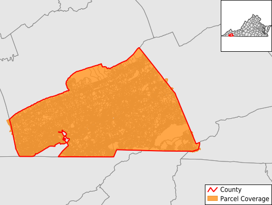 Washington County Virginia GIS Parcel Data Download Coverage
