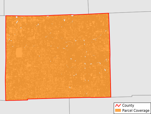 Washtenaw County Michigan GIS Parcel Data Download Coverage
