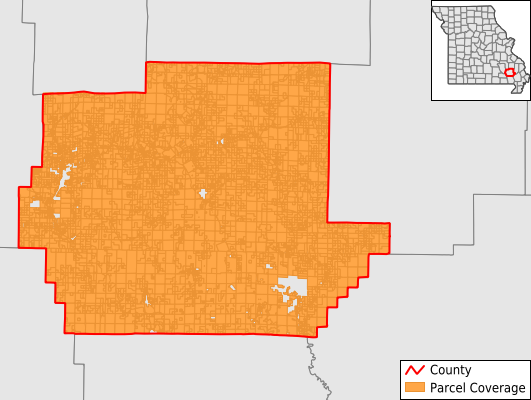 Wayne County Missouri GIS Parcel Data Download Coverage