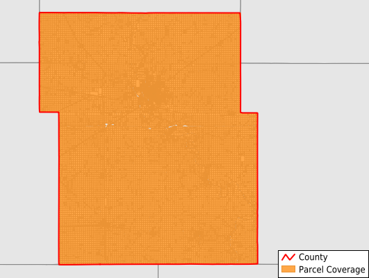 Webster County Iowa GIS Parcel Data Download Coverage