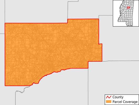 Webster County Mississippi GIS Parcel Data Download Coverage