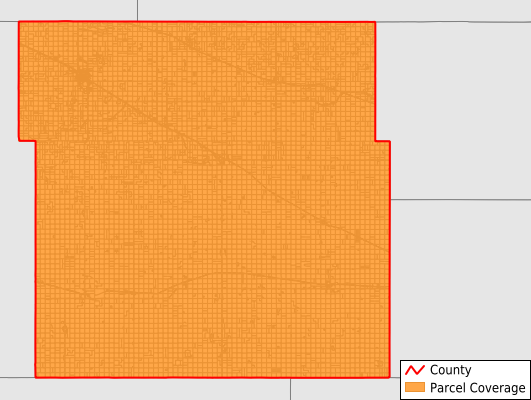 Wells County North Dakota GIS Parcel Data Download Coverage