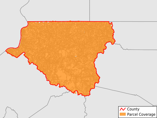 Wetzel County West Virginia GIS Parcel Data Download Coverage