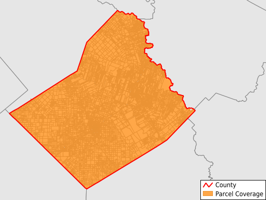Wharton County Texas GIS Parcel Data Download Coverage