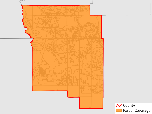 Wheeler County Oregon GIS Parcel Data Download Coverage