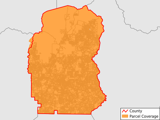 White County Georgia GIS Parcel Data Download Coverage