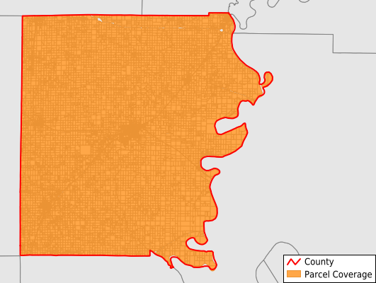 White County Illinois GIS Parcel Data Download Coverage