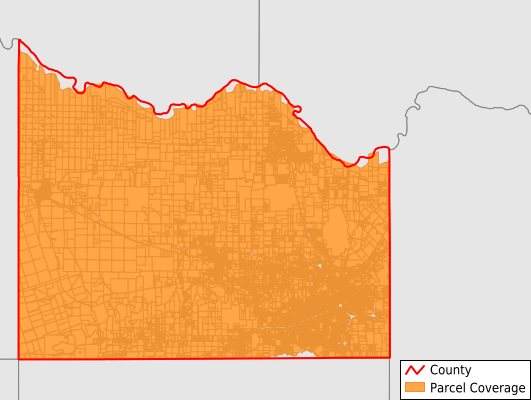 Wichita County Texas GIS Parcel Data Download Coverage