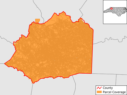 Wilkes County North Carolina GIS Parcel Data Download Coverage