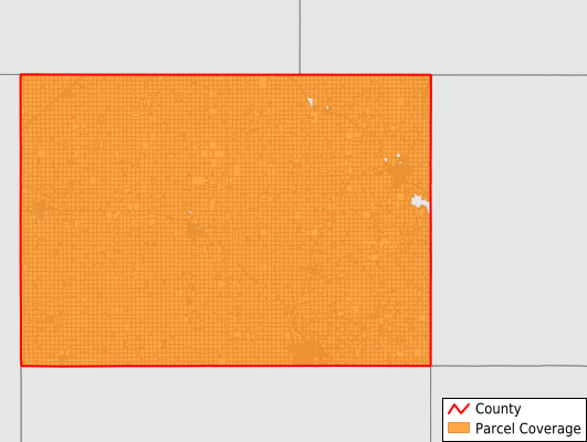 Winnebago County Iowa GIS Parcel Data Download Coverage
