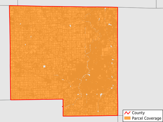 Winnebago County Illinois GIS Parcel Data Download Coverage
