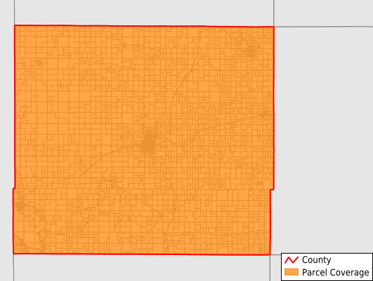 Woodson County Kansas GIS Parcel Data Download Coverage