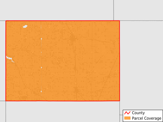 Worth County Iowa GIS Parcel Data Download Coverage