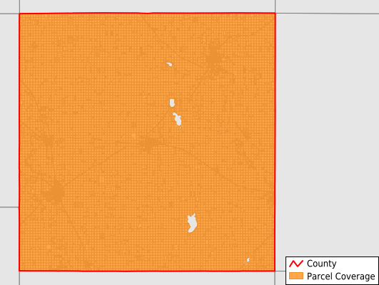 Wright County Iowa GIS Parcel Data Download Coverage