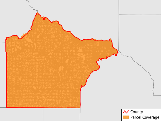 Wright County Minnesota GIS Parcel Data Download Coverage