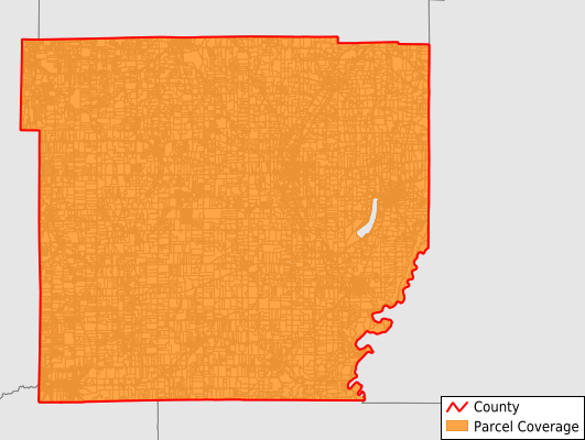 Wyoming County New York GIS Parcel Data Download Coverage