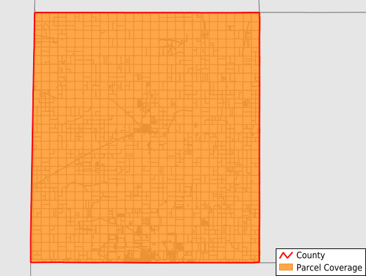Yoakum County Texas GIS Parcel Data Download Coverage