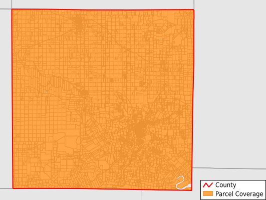 Young County Texas GIS Parcel Data Download Coverage