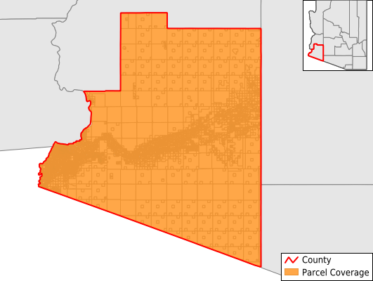 Yuma County Arizona GIS Parcel Data Download Coverage